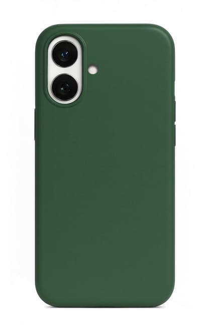 Solidenz Groen Siliconen Case geschikt voor iPhone 16 Plus hoesje compatibel met MagSafe - Pine Green