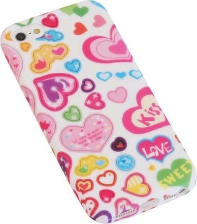 Kiss TPU back case cover hoesje voor Apple iPhone 5 / 5s