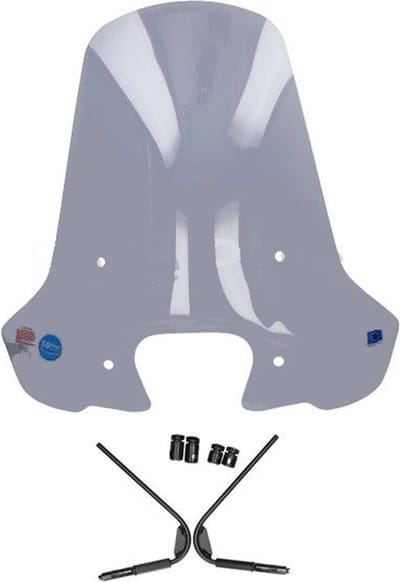Windscherm hoog + bevestigingsset (made in eu) Liberty 4T 2016 Liberty smoke