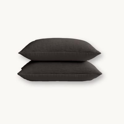 Y-NOT Kussenslopen Set - Micro Mousseline Choclate Brown - 60x70 cm - 2-pack - Zachte Kussenhoezen voor Comfortabele Nachtrust