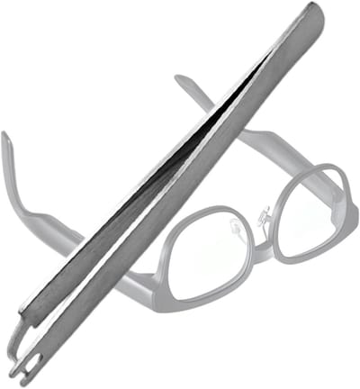 Neus Pad Pincet - Brillen Klemmen - Brillen Reparatie - Roestvrij Staal - 15 g - Zilverkleurig