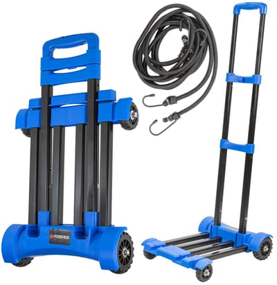Forsage F-L013 - Plateauwagen - 50kg Draagvermogen - Opvouwbaar - Rubberen Wielen