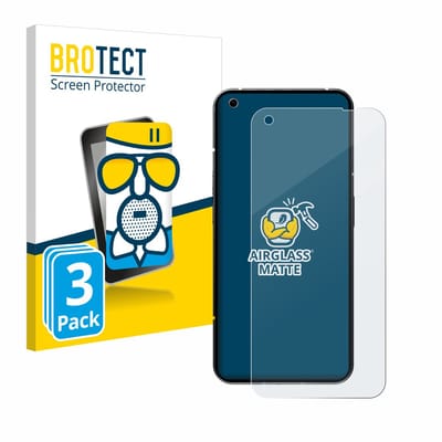 BROTECT - Screenprotector voor Nothing Phone (1) - Folie Beschermfolie Beschermglas matte 3 Stuks