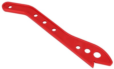Dailygoods - Tafelzaag Duwstok - Houtbewerking - Ergonomisch Ontwerp - Rood - Veiligheidsaccessoire - Duwstok voor Timmerwerktafel - 16.5 inch