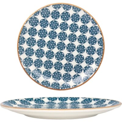 Bonna Dinerbord - Lotus - Porselein - 25 cm - set van 6