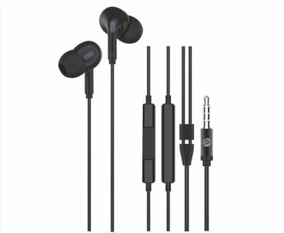MG DS300 Stereo Earphones HiFi 3.5MM Port - Heavey Bass - Zwart