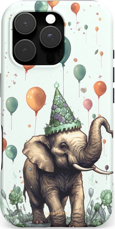 Casetastic hoesje geschikt voor Apple iPhone 16 Pro - MagSafe - Dubbellaagse bescherming - Ballolifant - Fashion Case - Wit Grijs Donkergrijs Taupe