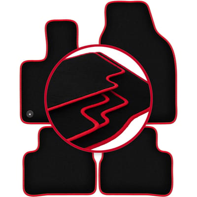 CARLUX-RED automatten voor: Fiat E-500 / 500 Electric hatchback (2020-)