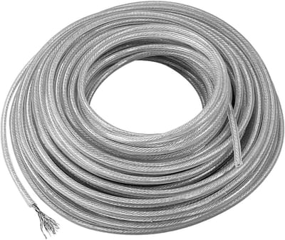 Trimmer Draad - Grasmaaier Touw - Tuin Onderhoud - Staal Nylon Mix - 15 meter - Grijs