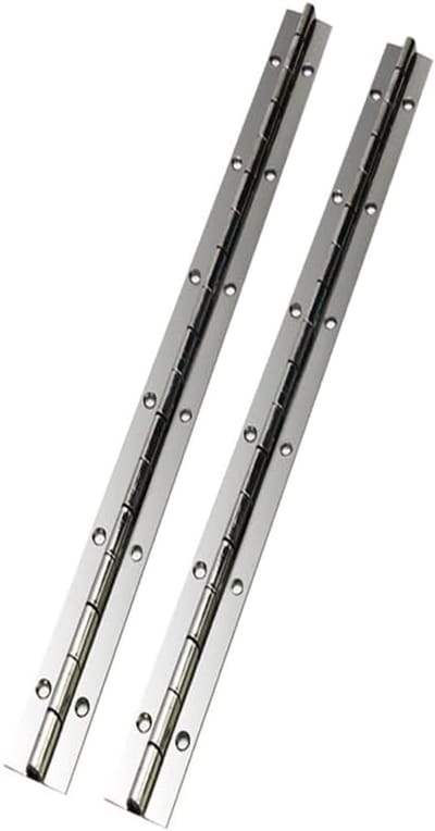 2-delig 600 mm roestvrij stalen chroom piano scharnier, 270° open, moderne stijl