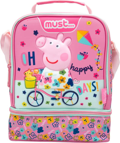 Peppa Pig Koeltasje, Happy Days - 24 x 20 x 12 cm - Polyester