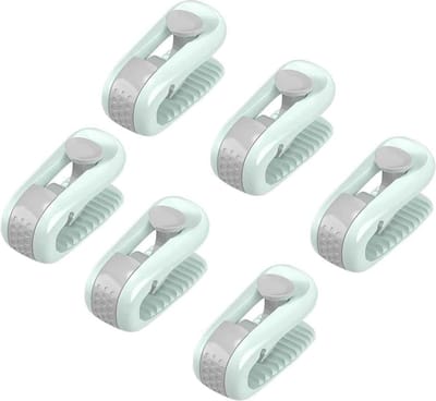 YONO Dekbedclips met Opbergbox – Klemmen – Knijpers – Dekbed Clips 6 Stuks – Lichtgroen