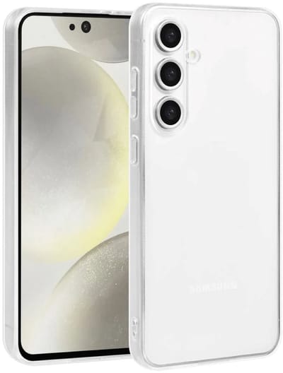 Multimedia & Accessoires Flexibele TPU Back Cover Case Hoesje voor Samsung Galaxy S24 FE – Siliconen - Zachte Plastic – Soft Case – Transparant