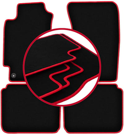 CARLUX-RED automatten voor: Subaru Legacy III B4 stationwagen, sedan (1998-2003)