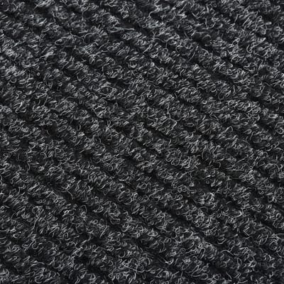 vidaXL - Droogloopmat - 100x150 - cm - antracietkleurig