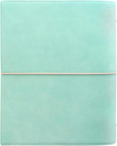 Persoonlijke Organizer - Agenda Planner - Dagelijkse Planning - Zacht Kunstleer - A5 Formaat - Zacht Blauw
