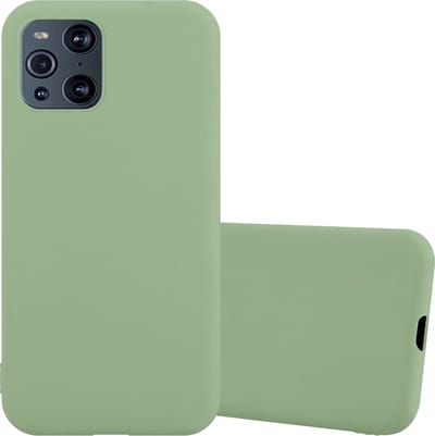Cadorabo Hoesje geschikt voor Oppo FIND X3 PRO in CANDY PASTEL GROEN - Beschermhoes gemaakt van flexibel TPU silicone Case Cover