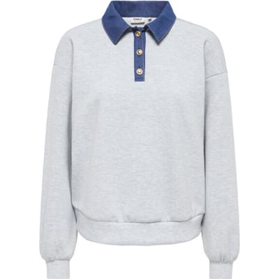 ONLY - ONLSCARLET L/S POLO MIX SWEAT UB PR SWT Dames Top