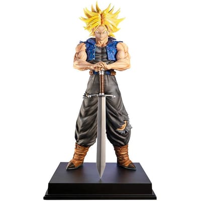 Op Voorraad Dragon Ball Z Figuur 2% Trunks En Grote Priester Jt Standbeeld Actie Model Toekomstige Trunks Super Saiyan Verzamelspeeltje Cadeau
