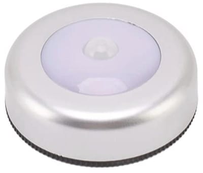 2 Stuks Bewegingssensor Nachtlampjes - Ronde LED Batterij Gevoede Wandverlichting