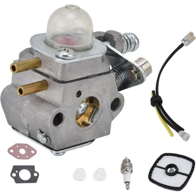 Carburateur avec Kit de Remotorisation pour C1UK29 C1UK47 C1UK52 SRM2100 SRM2110 SHC1700 SHC2100 Élagueuse de Puissance gray