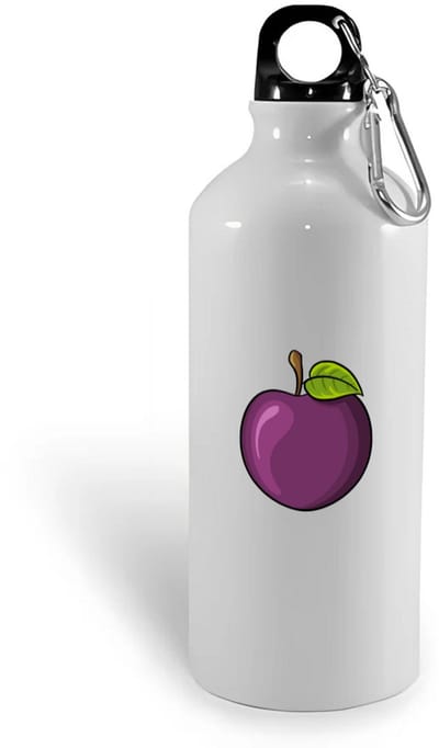 Hacebo® - pruim waterfles - Fruitschaal - fruit liefhebbers - steenvrucht - gezond eten - water fles - 400ML