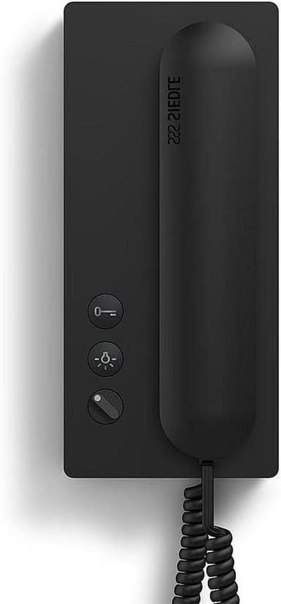 Deur Intercom Systeem - Huis Communicatie - Toegangscontrole Thuis - Kabelgebonden Verbinding - 10x10x10 mm - Zwart