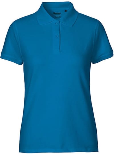 Neutral - Classic Dames Polo - Sapphire - 100% Biologisch Katoen maat XS