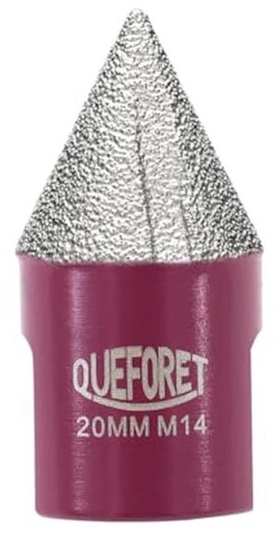Diamantfrees 20 mm x M14 - Perfect voor fijn steengoed, porselein, tegels, keramiek, marmer en graniet