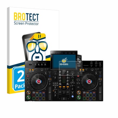 BROTECT - Screenprotector voor Pioneer XDJ-RX3 - Folie Beschermfolie transparant 2 Stuks