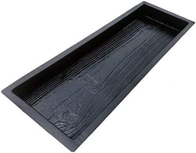 Betonmal Pad - Bestratingsmal Tuin - Tuinpad Maken - Herbruikbaar Plastic - 63 x 23 x 5 cm - Zwart