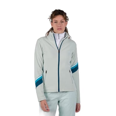 Rossignol Strawpile Fleece Met Volledige Rits Grijs S Vrouw