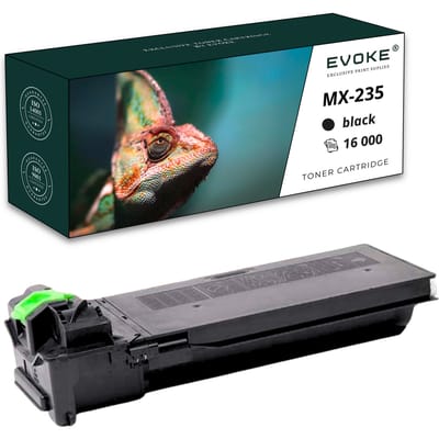 Evoke Compatibele Toner voor Sharp Mx235 Mx-235 Zwart 16000 Pagina's Ar-5618 Ar-5618N Ar-5620 Mx-M232D Mxm232D