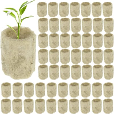 Set van 100 Rockwool Blokken, 25 x 25 x 40 mm, Ideaal voor Hydroponics, Stekken en Plantenvermeerdering, Perfect voor Groei en Transplantatie