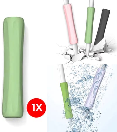 Actie4you® - Pencil Grip geschikt voor Apple Pencil 1/2 - Silicone Grip Holder - 1 stuk – Potlood Pen Hoes – Groen