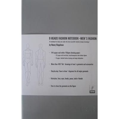 9 Heads Fashion Notebook - Nancy Riegelman
