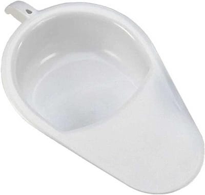 Orthopedisch Potje - Pottenwig Kunststof - Thuiszorg Hulp - Wigvorm Betere Plaatsing - 510 x 295 x 100 mm - Wit