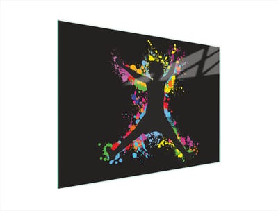 TMK ArtDeko Serie - Snijplank van Gehard Glas - 40x30 cm - Anti-slip - Decoratief