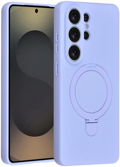 TUNIQ telefoonhoesje voor Samsung Galaxy S26 Ultra - Met ringstand en koord - Lila