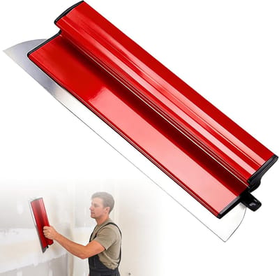 Flexibele Spatel van RVS 40 cm - Ergonomische Spatel voor Grote Werkruimtes, Muurdecoratie en Bouwprojecten met Skimming Blades