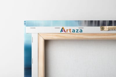 Artaza Canvas Schilderij Drieluik Kudde Pinguïns Springen vanaf een Rots - 120x60 - Foto Op Canvas - Canvas Print