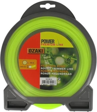 PRAKTISCHE TUIN OZAKI premium ronde nylon lijn voor bosmaaier - � 2,4 mm - L 44 m