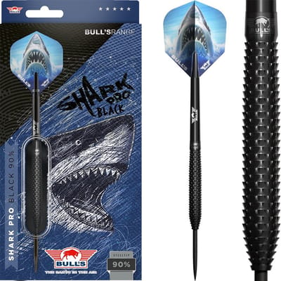 Bull's Shark Pro Black 90% - Dartpijlen