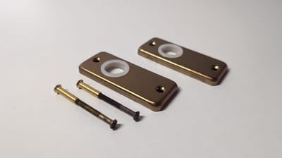 meester smid patentrozet Aluminium/brons
