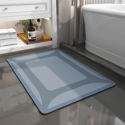 Eenvoudige effen kleur vloermat Diatomeeënaarde stijl vloermat Huishoudelijke keuken vloermat Badkamer deur voetenmat Badkamer vloermat 40*60cm