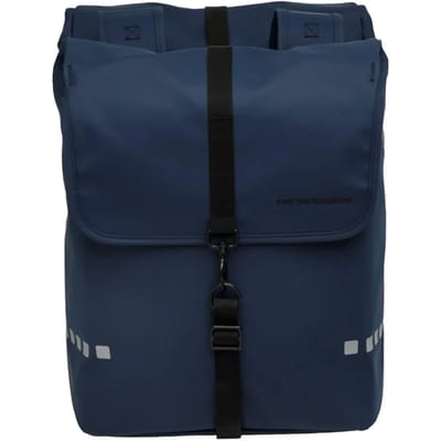 New Looxs ® Odense Double - Fietstassen Dubbel - Bevestiging met Riempjes - Fietstassen Electrische Fietsen - Waterafstotend Polyester - 39 Liter - Dark Blue