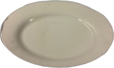 intermezzo livorno schaal oval 33 cm wit