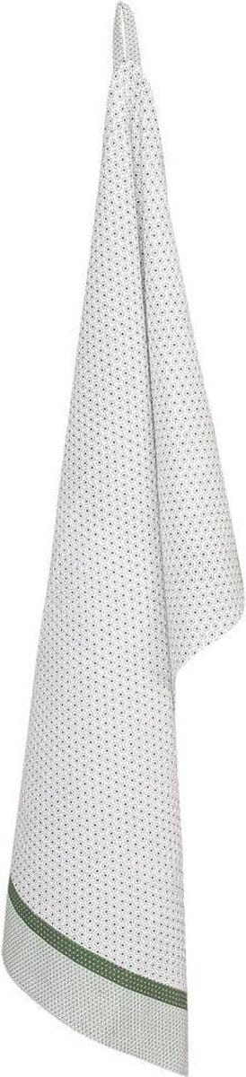 Clayre & Eef Katoenen Keukendoek 50 x 85 groen - DOT42GR
