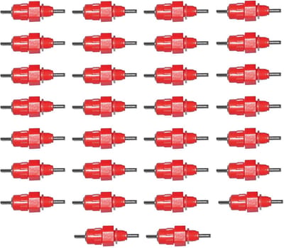 Kippen Drinknippels - Automatische Drinkers - Pluimvee Hydrateren - Verstoppingvrij Ontwerp - 30 Stuks - Zilver