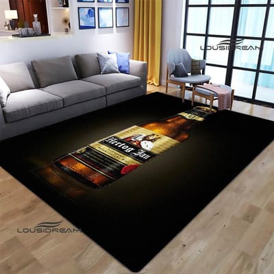 hertog jan LOGO bedrukt tapijt Antislip tapijt Mode yogamat slaapkamer decor kleden woonkamer wasruimte vloermat Verjaardagscadeau 40x60cm